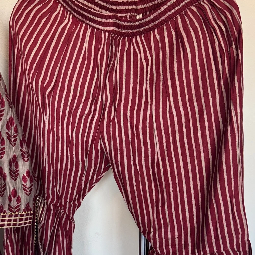 Beautiful maroon sharara set.. - Picture 3 of 4